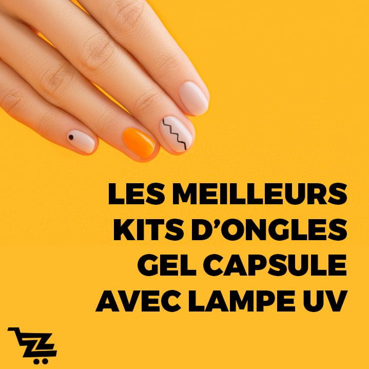 Kit Manucure Ongles en Gel avec Capsules et Lampe LED
